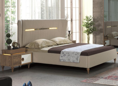 Schlafzimmer Nachttisch Beistelltisch Design Modernes neu Braun Holz